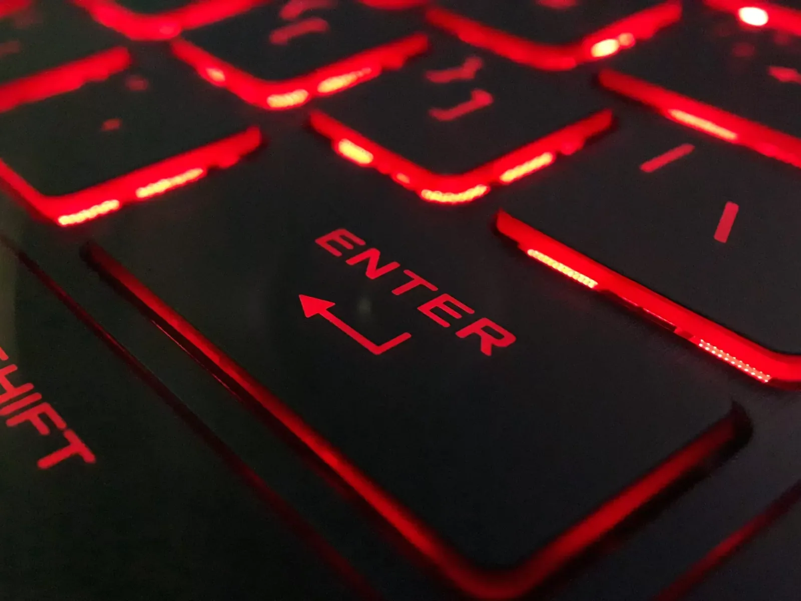 a close up of a keyboard
